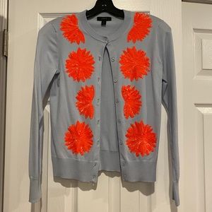 J.Crew Embellished Jackie Cardigan Sweater